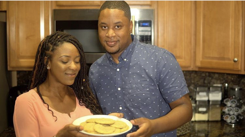Carlos and Dominique in the kitchen