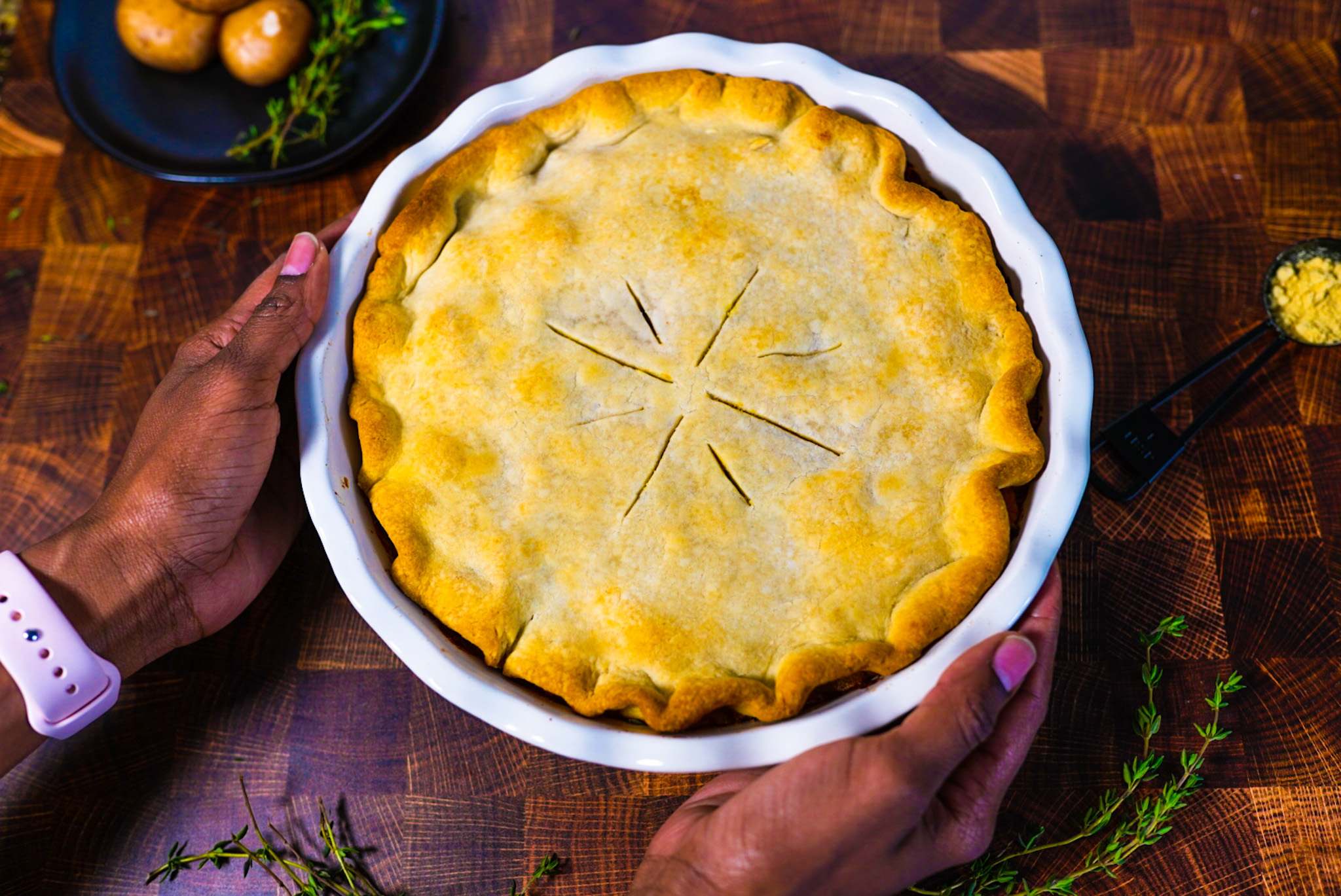 Vegan Chickpea Pot Pie